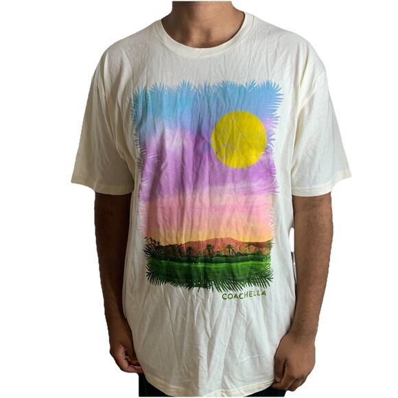 Coachella 2015 Graphic T-Shirt Men's XL Music Festival Lineup Official Merc NWOT - Picture 5 of 12